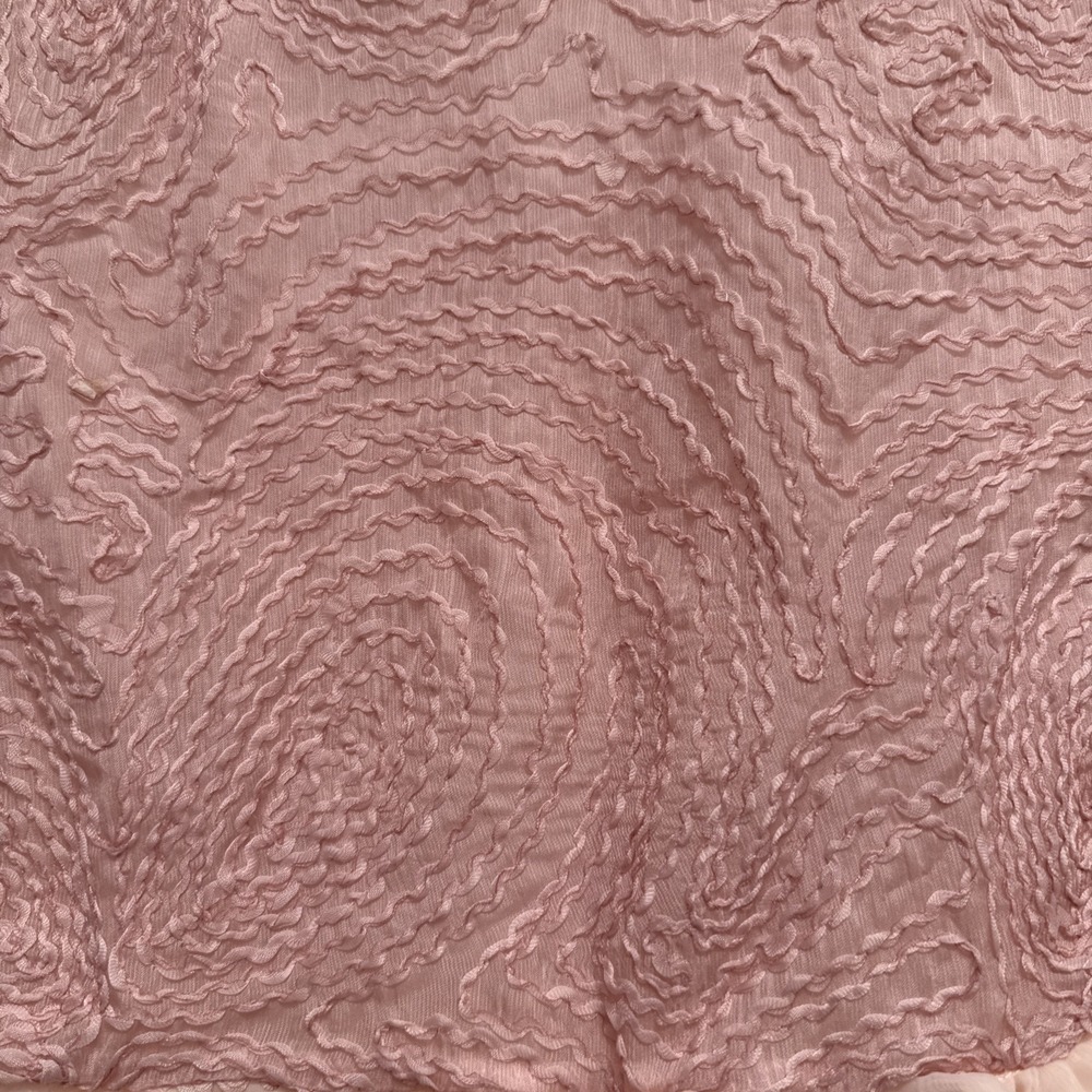 LIMI Give You The Best Pink Peach Lined Dress‎ Korea Textured Poly Skirt Party - Picture 2 of 9